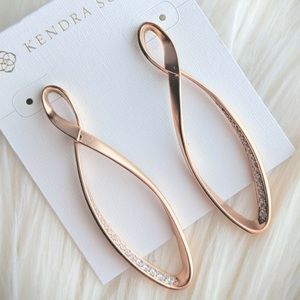 Kendra Scott Raquel Earrings in Rose Gold